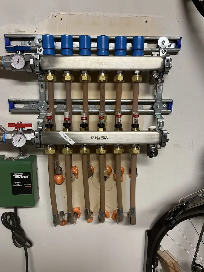 Plumber performing Leak Detection at a residential property in Lower Moreland